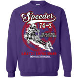 Sweatshirts Purple / Small The Speeder Crewneck Sweatshirt