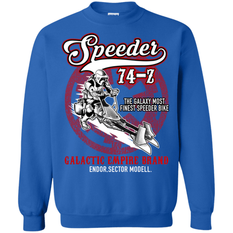 Sweatshirts Royal / Small The Speeder Crewneck Sweatshirt