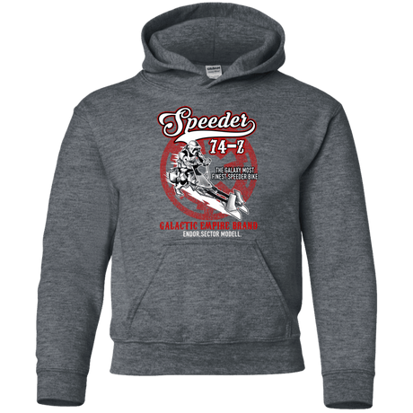 Sweatshirts Dark Heather / YS The Speeder Youth Hoodie