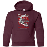 Sweatshirts Maroon / YS The Speeder Youth Hoodie