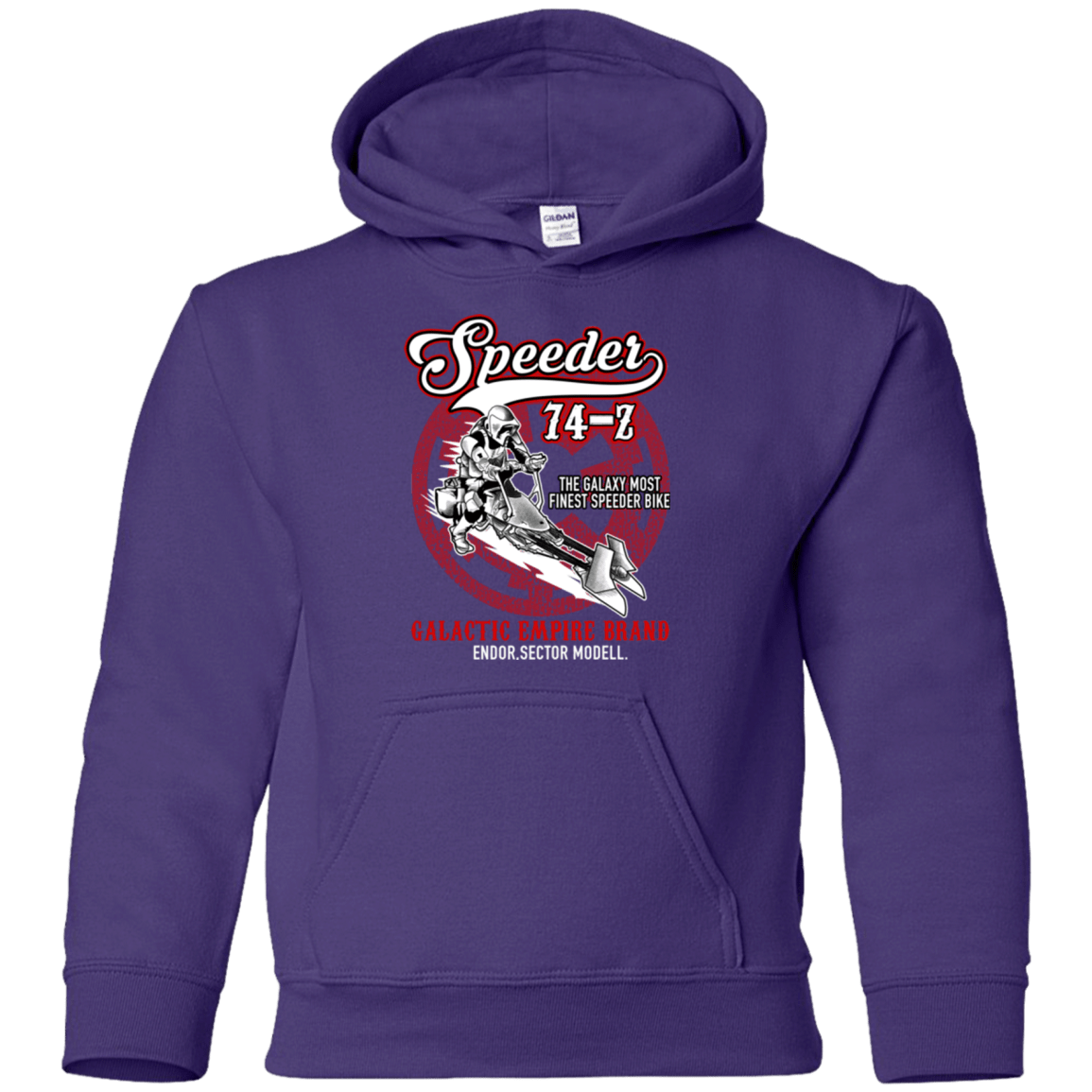 Sweatshirts Purple / YS The Speeder Youth Hoodie