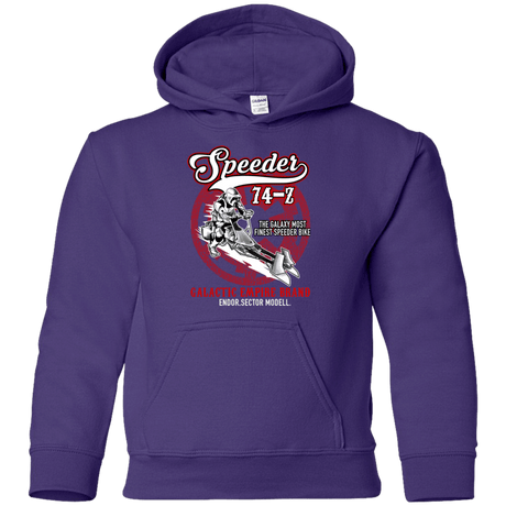 Sweatshirts Purple / YS The Speeder Youth Hoodie