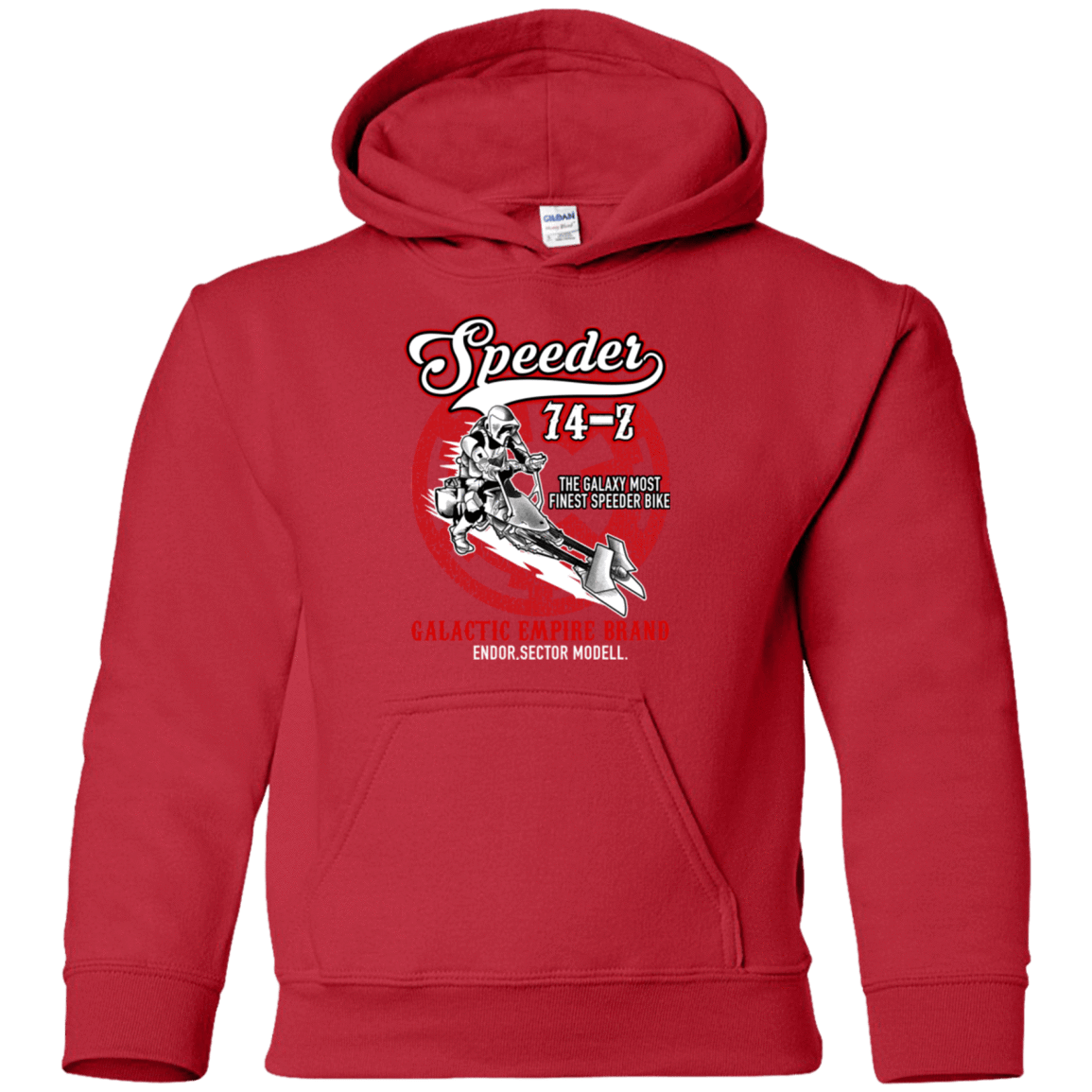 Sweatshirts Red / YS The Speeder Youth Hoodie