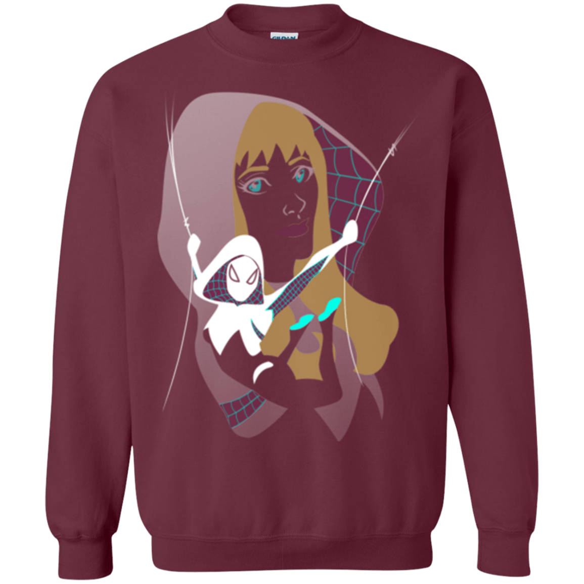 Sweatshirts Maroon / Small The Spider Crewneck Sweatshirt