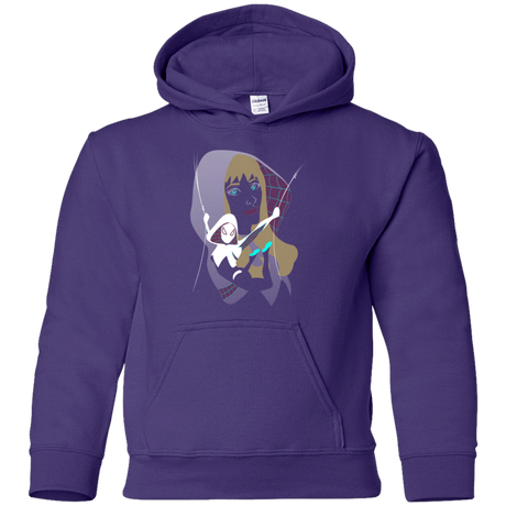 Sweatshirts Purple / YS The Spider Youth Hoodie