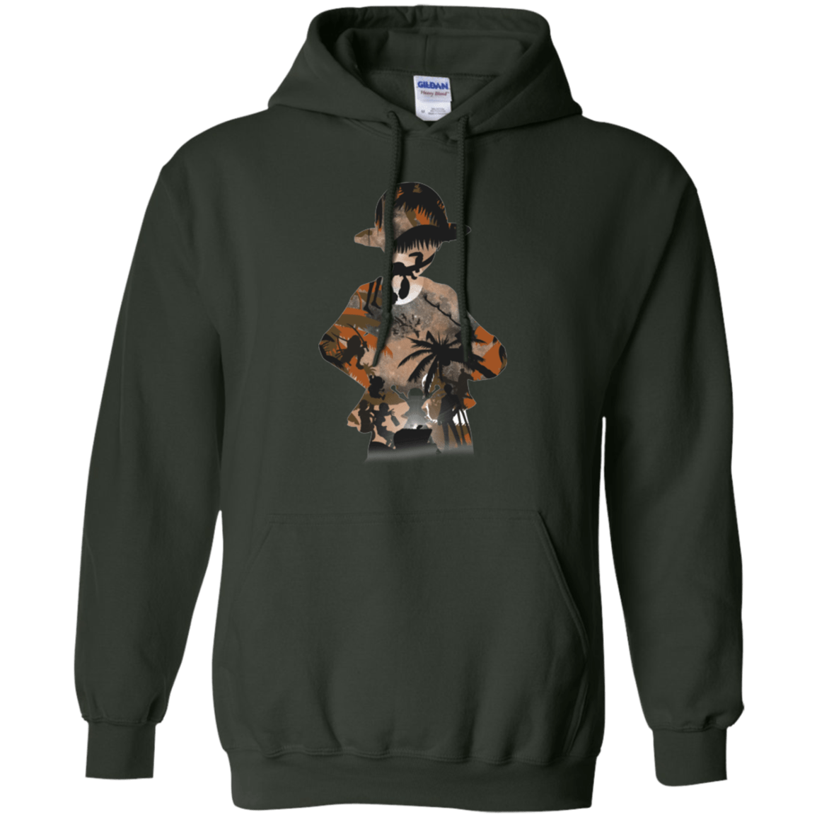 Sweatshirts Forest Green / Small The Straw Hat Crew Pullover Hoodie