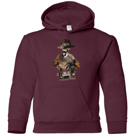 Sweatshirts Maroon / YS The Straw Hat Crew Youth Hoodie