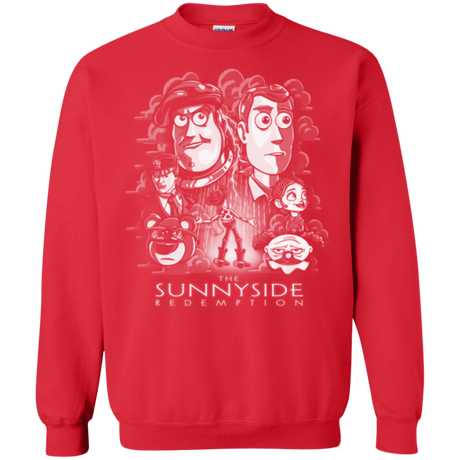Sweatshirts Red / Small The Sunnyside Redemption Crewneck Sweatshirt