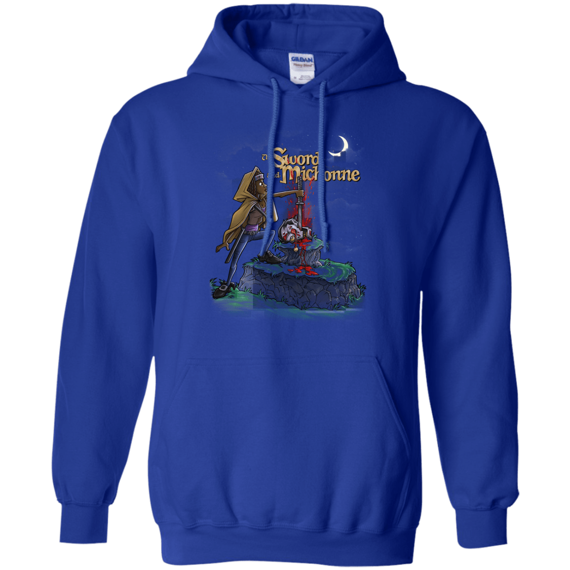 Sweatshirts Royal / Small The Sword and Michonne Pullover Hoodie