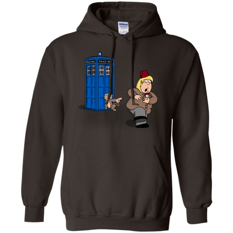 Sweatshirts Dark Chocolate / S The Tardis Monkey Hoodie