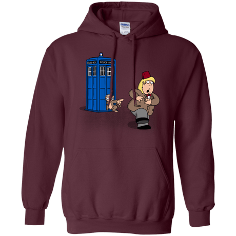 Sweatshirts Maroon / S The Tardis Monkey Hoodie