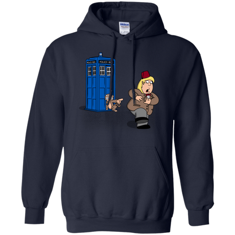 Sweatshirts Navy / S The Tardis Monkey Hoodie