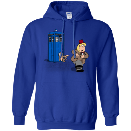 Sweatshirts Royal / S The Tardis Monkey Hoodie