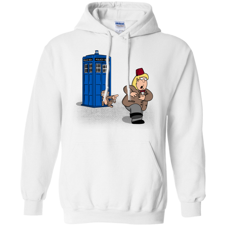 Sweatshirts White / S The Tardis Monkey Hoodie