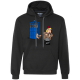 Sweatshirts Black / S The Tardis Monkey Premium Fleece Hoodie