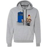 Sweatshirts Sport Grey / S The Tardis Monkey Premium Fleece Hoodie
