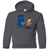 Sweatshirts Charcoal / YS The Tardis Monkey Youth Hoodie