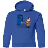 Sweatshirts Royal / YS The Tardis Monkey Youth Hoodie