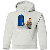 Sweatshirts White / YS The Tardis Monkey Youth Hoodie