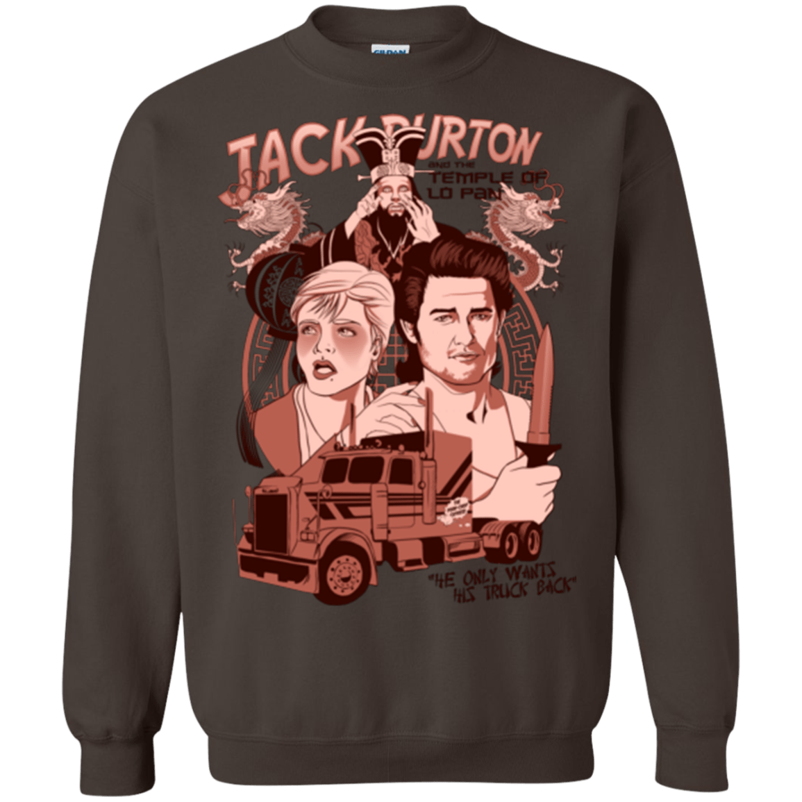Sweatshirts Dark Chocolate / Small The Temple of Lo Pan Crewneck Sweatshirt