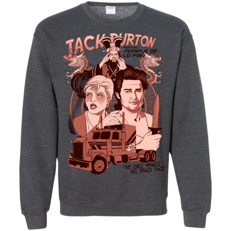 Sweatshirts Dark Heather / Small The Temple of Lo Pan Crewneck Sweatshirt