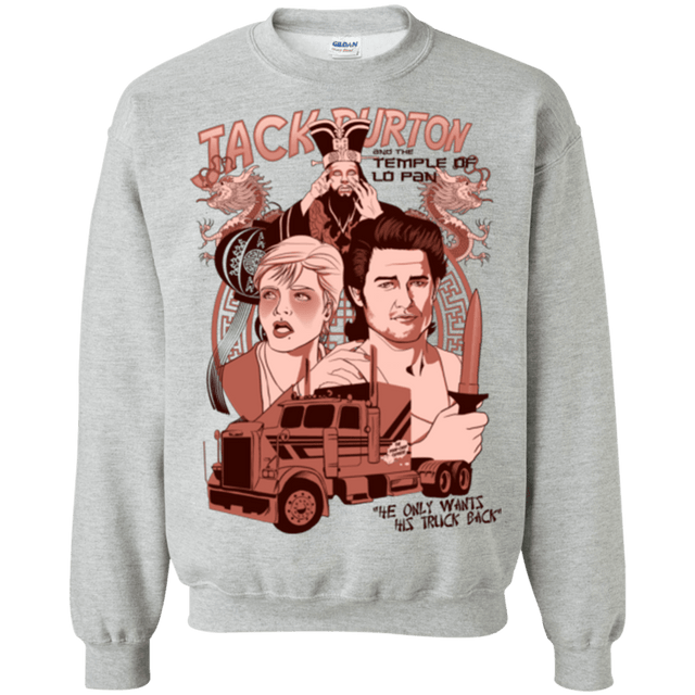 Sweatshirts Sport Grey / Small The Temple of Lo Pan Crewneck Sweatshirt