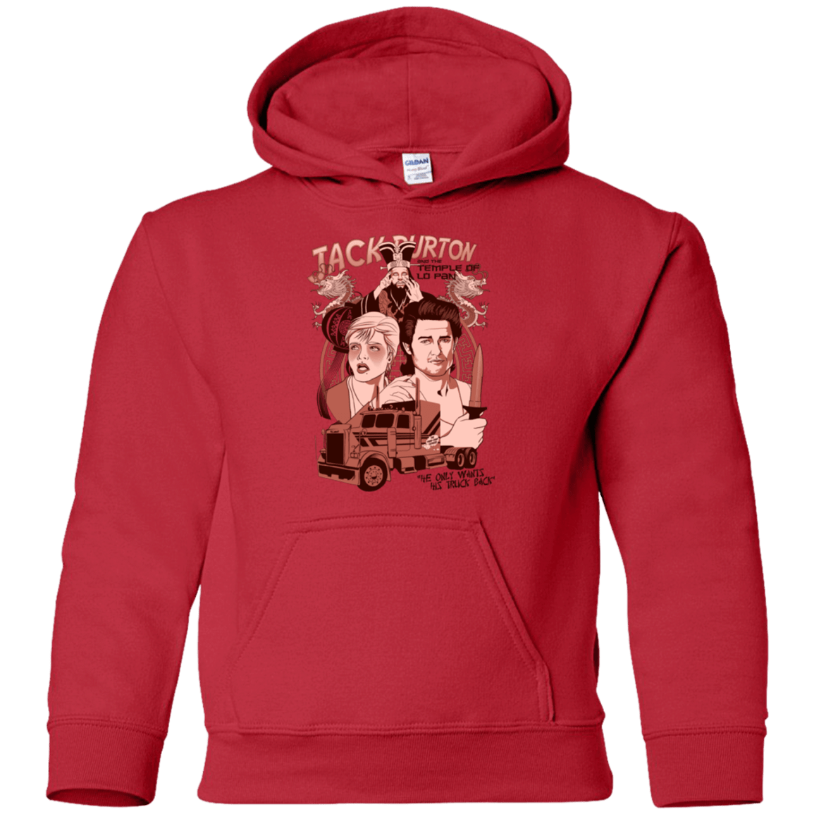 Sweatshirts Red / YS The Temple of Lo Pan Youth Hoodie