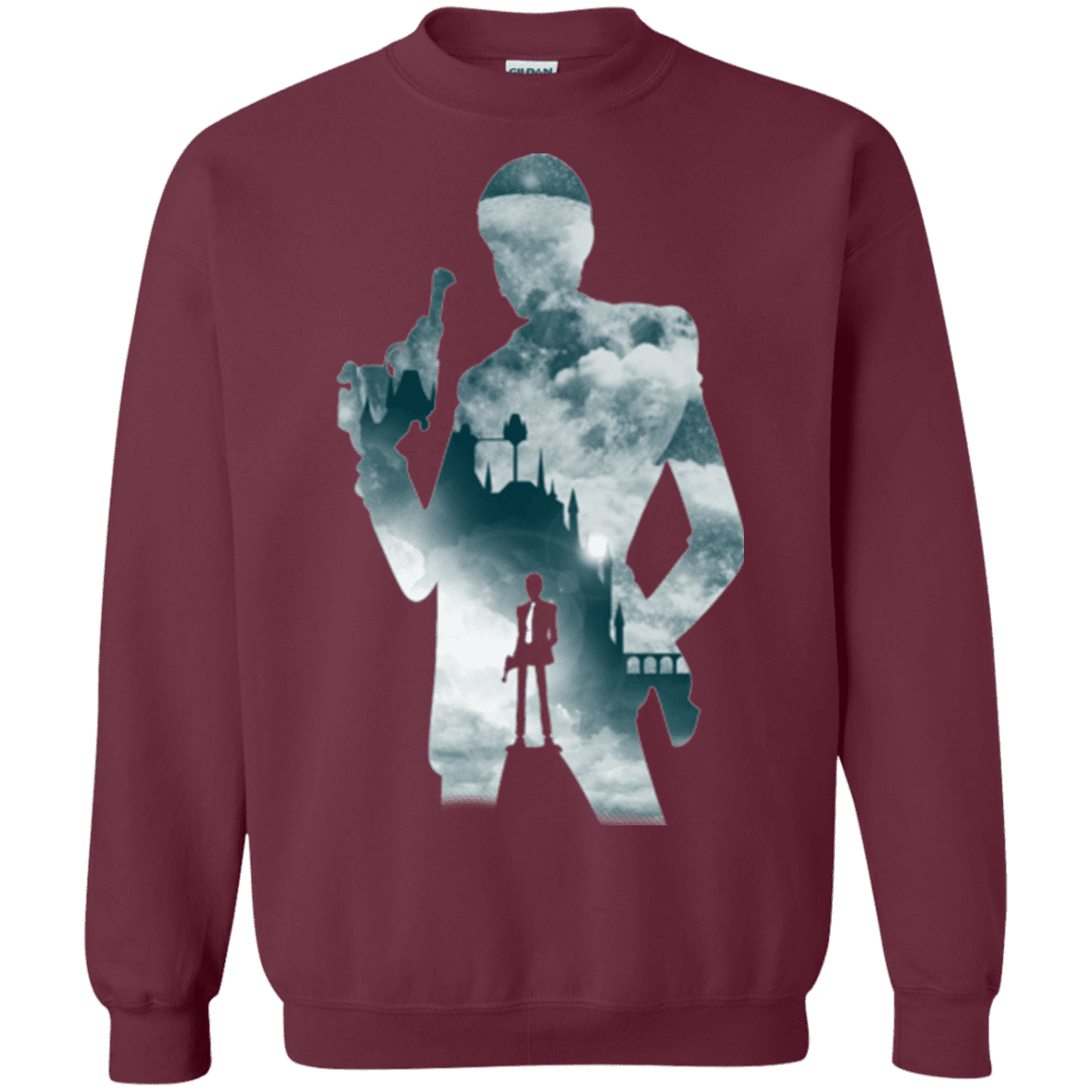 Sweatshirts Maroon / Small The Thief and the Castle Crewneck Sweatshirt