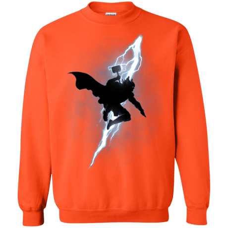 Sweatshirts Orange / Small The Thunder God Returns Crewneck Sweatshirt