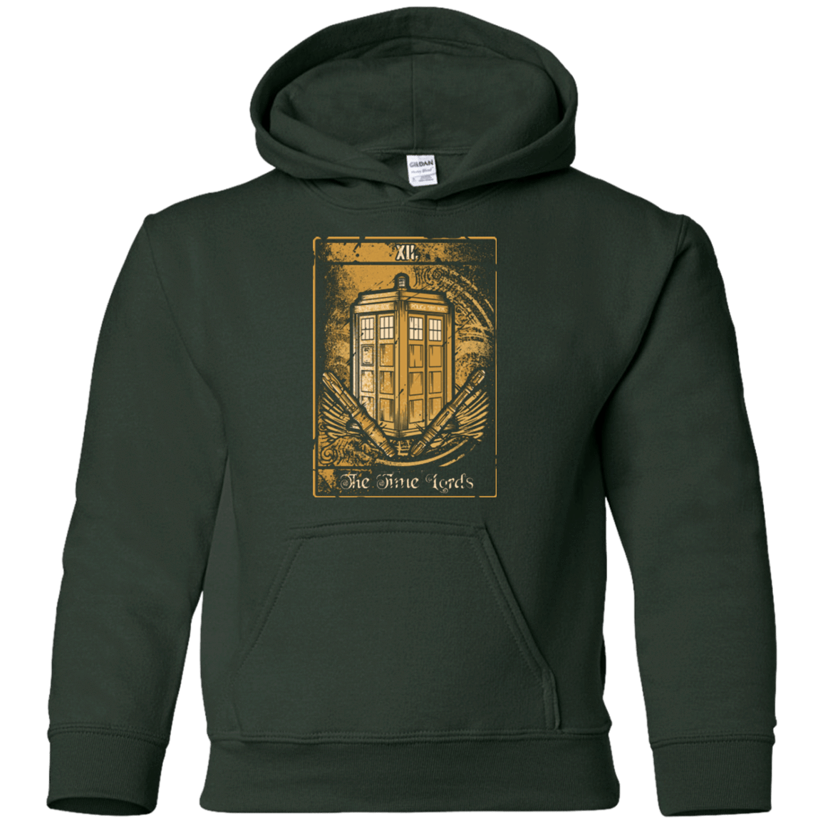 Sweatshirts Forest Green / YS THE TIME LORDS Youth Hoodie