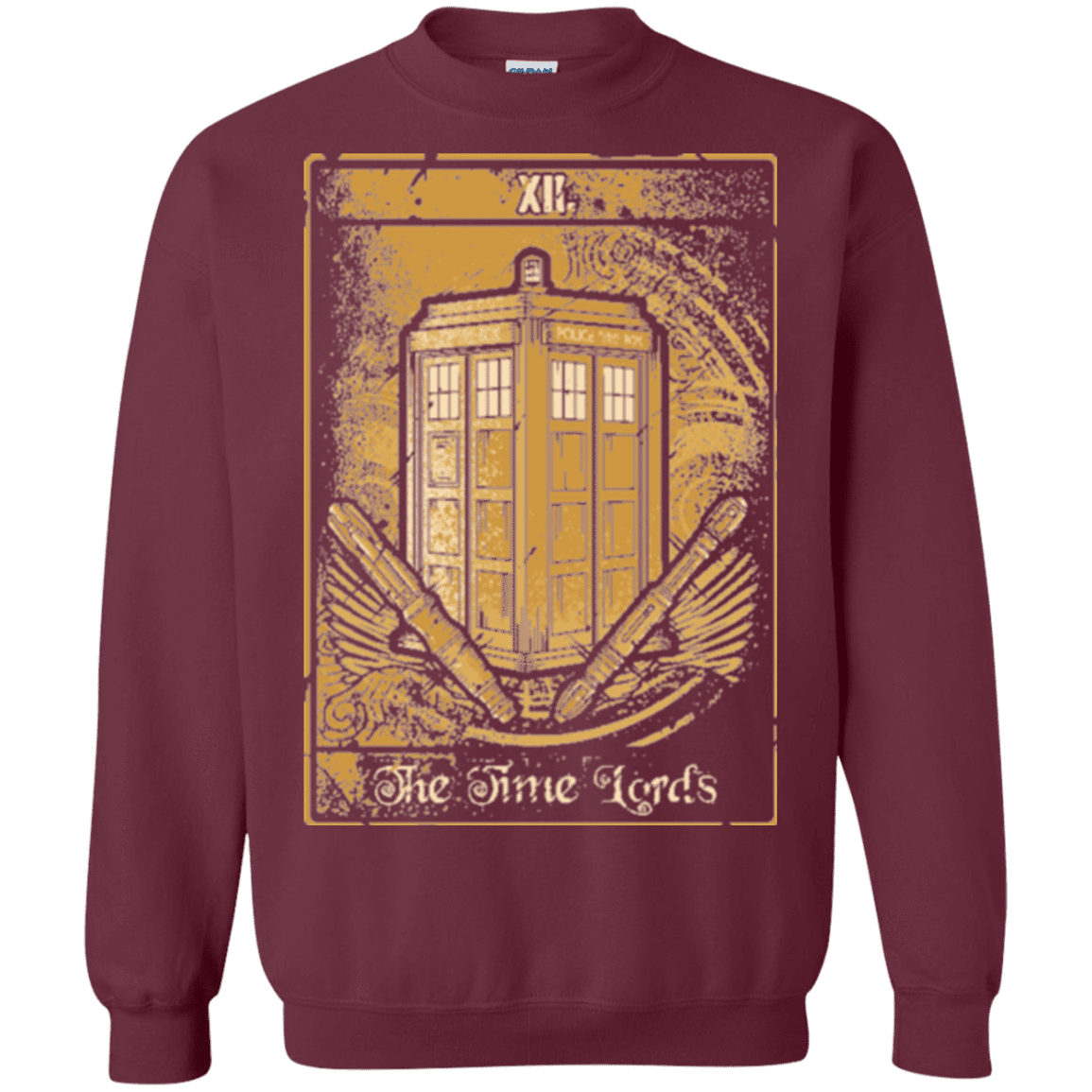 Sweatshirts Maroon / Small THE TIMELORDS Crewneck Sweatshirt