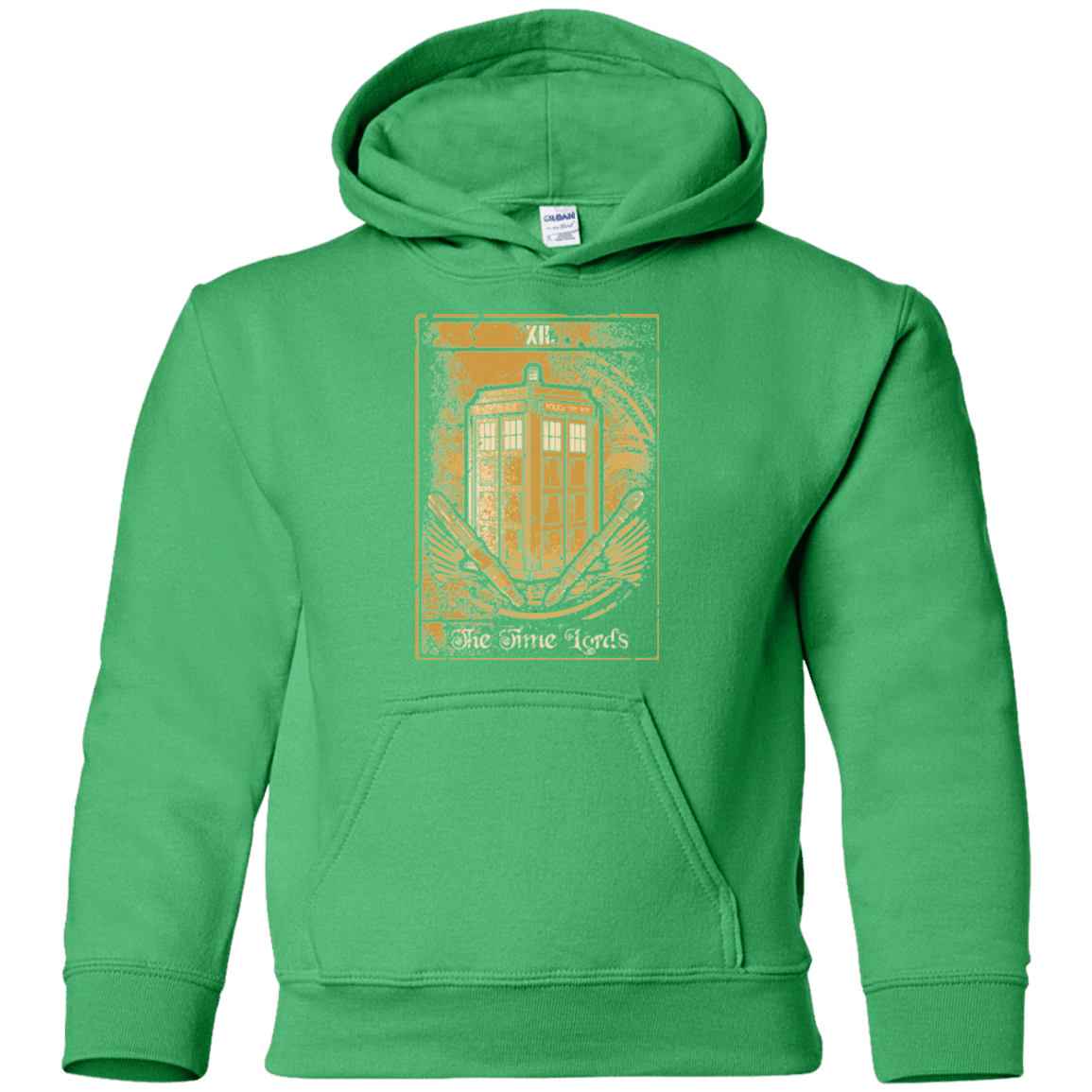 Sweatshirts Irish Green / YS THE TIMELORDS Youth Hoodie