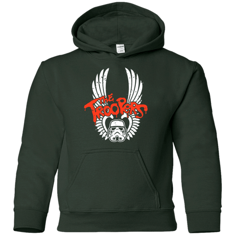 Sweatshirts Forest Green / YS THE TROOPERS Youth Hoodie