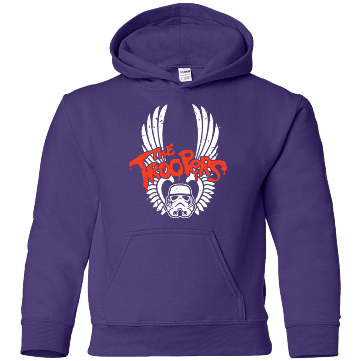 Sweatshirts Purple / YS THE TROOPERS Youth Hoodie