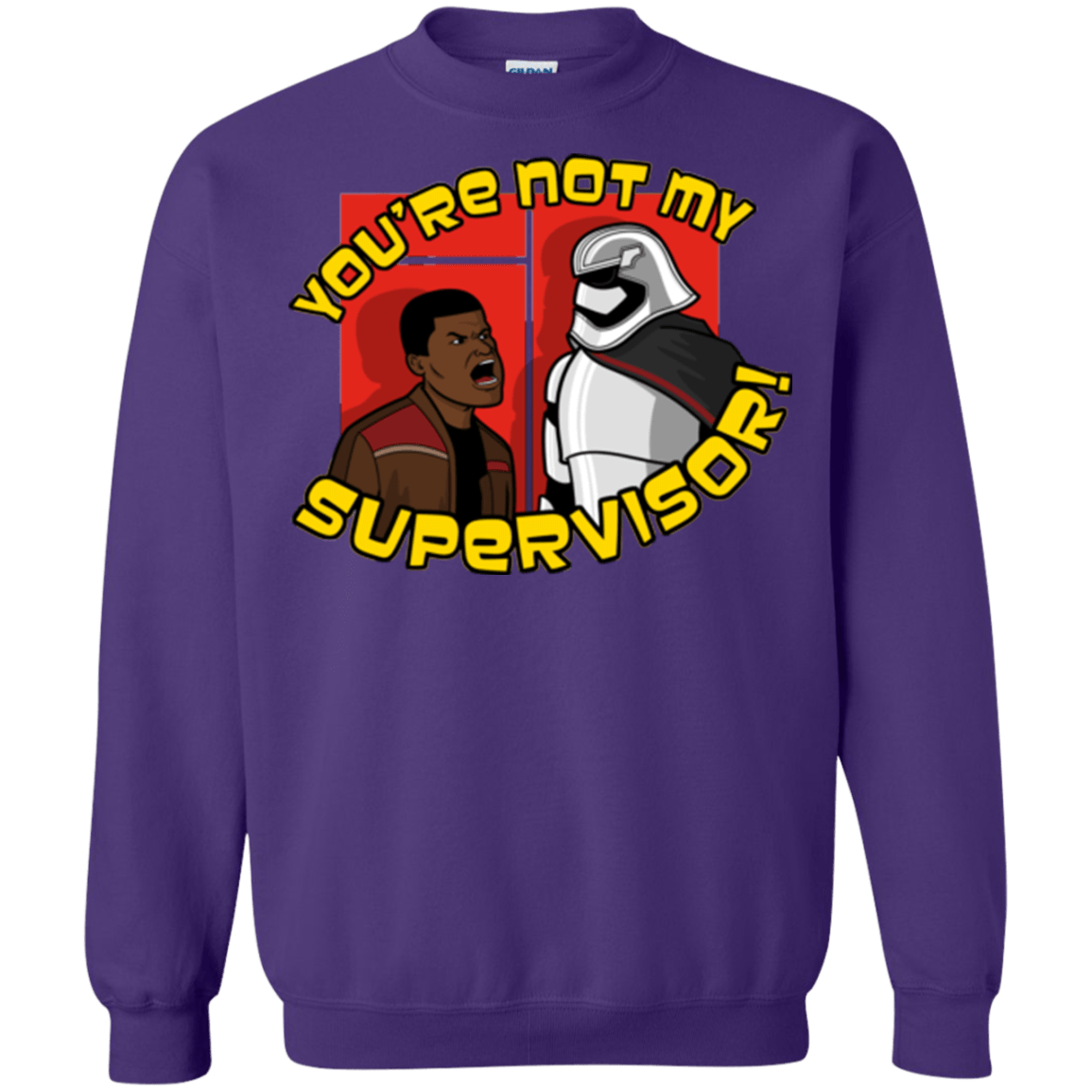 Sweatshirts Purple / Small The Tunt Awakens Crewneck Sweatshirt