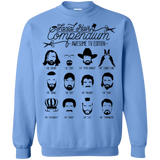 Sweatshirts Carolina Blue / Small The TV Facial Hair Compendium Crewneck Sweatshirt
