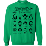 Sweatshirts Irish Green / Small The TV Facial Hair Compendium Crewneck Sweatshirt