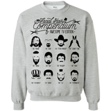 Sweatshirts Sport Grey / Small The TV Facial Hair Compendium Crewneck Sweatshirt