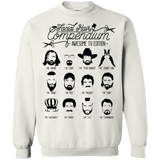 Sweatshirts White / Small The TV Facial Hair Compendium Crewneck Sweatshirt