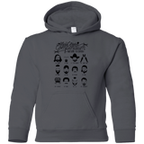 Sweatshirts Charcoal / YS The TV Facial Hair Compendium Youth Hoodie