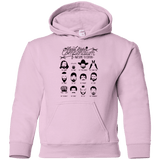 Sweatshirts Light Pink / YS The TV Facial Hair Compendium Youth Hoodie