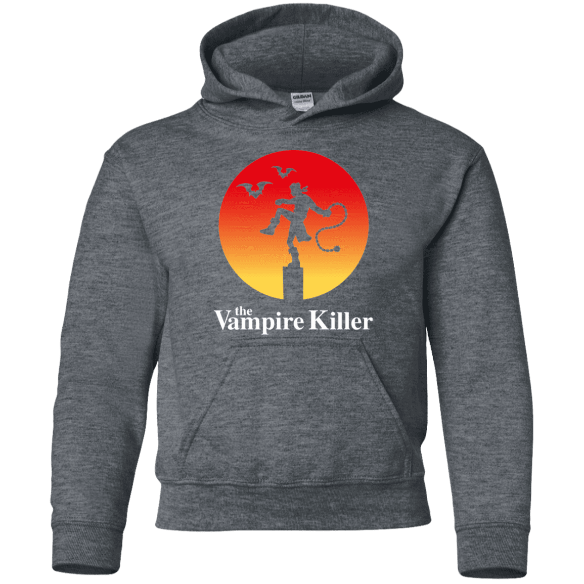 Sweatshirts Dark Heather / YS The Vampire Killer Youth Hoodie