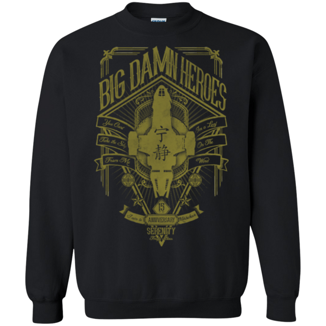 Sweatshirts Black / Small The Vintage Series - Big Damn Heroes Crewneck Sweatshirt