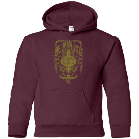 Sweatshirts Maroon / YS The Vintage Series - Big Damn Heroes Youth Hoodie