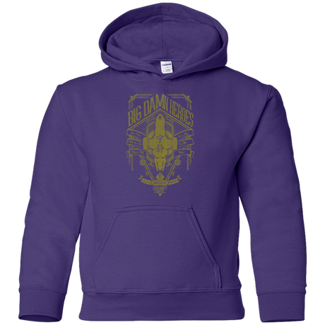 Sweatshirts Purple / YS The Vintage Series - Big Damn Heroes Youth Hoodie
