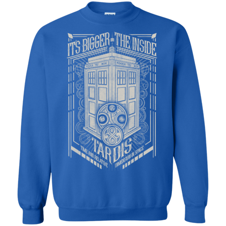 Sweatshirts Royal / Small The Vintage Series - It's Bigger on The Inside Crewneck Sweatshirt