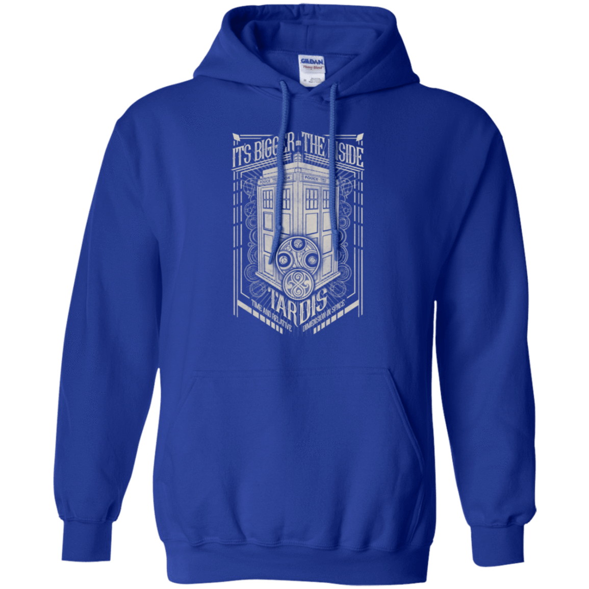 Sweatshirts Royal / Small The Vintage Series - It's Bigger on The Inside Pullover Hoodie