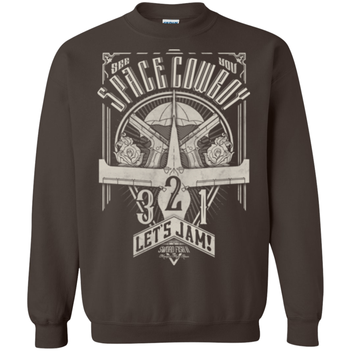 Sweatshirts Dark Chocolate / Small The Vintage Series - Space Cowboy Crewneck Sweatshirt