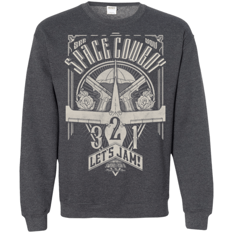 Sweatshirts Dark Heather / Small The Vintage Series - Space Cowboy Crewneck Sweatshirt