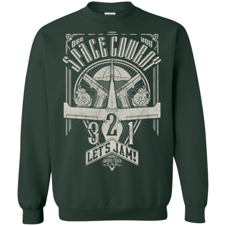 Sweatshirts Forest Green / Small The Vintage Series - Space Cowboy Crewneck Sweatshirt